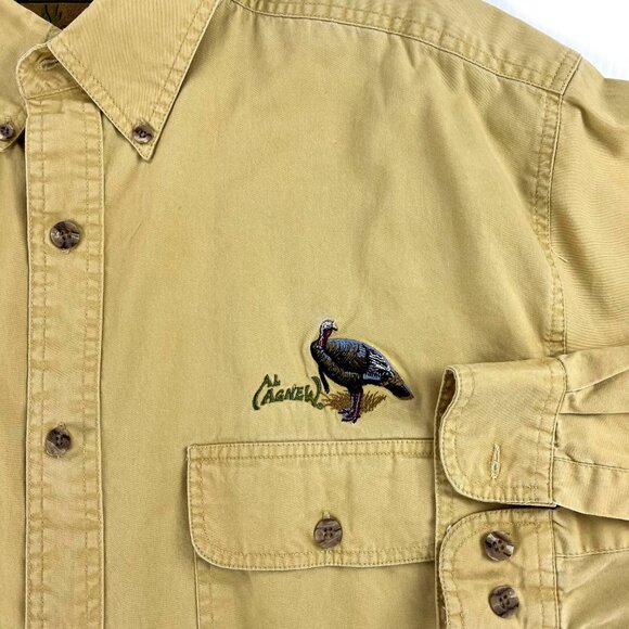Al Agnew Aftco Turkey Hunting Hunter Bluewater Mens 2X XXL 2XL Long Sleeve Shirt - Picture 4 of 4